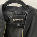 EXPRESS Black Bomber Jacket Photo 3