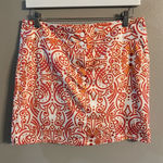 Adidas 2/$15  Orange and White Golf Skirt Photo 0