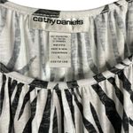Cathy Daniels  Monochrome Zebra Print Top Photo 2