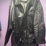 Wilson leather pelle studio leather coat Black Size XL Photo 0