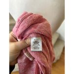 John Mark Red & Cream Lace Button Back Linen Blend Blouse Photo 3