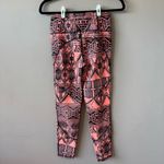 Sweaty Betty Women’s 7/8 Power Pink Coral Aztec Pattern Sport Leggings Size XS Photo 6