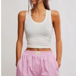 Free People Day to Day Boxer Shorts in Pink Combo Size Medium Photo 12