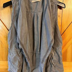 Max jeans  Vest Waterfall Drape Front Military Gray Tencel Utility Medium (3015) Photo 0