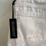 BLANK NYC NWT  High Rise Distressed White Denim Cutoff Jean Short 31 Photo 3