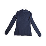 J. McLaughlin  Navy Quilt/Knit Women's Silk Jacket Size: S Photo 3