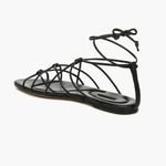 Vince Black Kenna Strappy Sandal Leather Gladiator 9 Photo 1