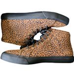Sperry REBECCA MINKOFF x  Woman's High Top Pony Hair Animal Print Shoes Size 8 Photo 7