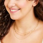 NEW Arula Altar’d State 18K Gold Plated Layered Statement Necklace Photo 0