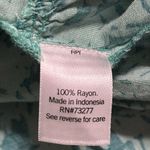 Nine West  women’s size large Teal Sleeveless Button-Down Dress v-neck Photo 5