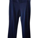 George Stripes Pull On Straight Leg Classic Dress Pants Stretch Blue Size XL Photo 0