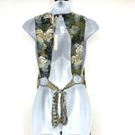 Free People  Daydream Silky Printed Mini Dress Womens Size L Photo 2