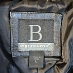  Bernardo Short Black Leather Biker Moto Jacket~L~ Photo 6