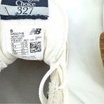 New Balance 327 Cream and Navy Sneakers Size 8 Photo 6