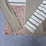 American Eagle Women's Patchwork Striped Long Sleeve Top Size S Photo 1