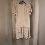 BFA Classic Cream/Light Pink Asymmetrical Dress Size 14P Photo 1