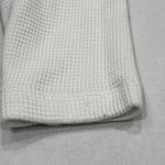 Boden White Waffle Knit Long Sleeve Top Size S Made in Turkey Cotton Casual Photo 7