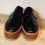 Sol Sana  Women’s 37 Venus Black Leather Platform Loafers Photo 2