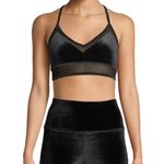 Alo Yoga  Lux Velour Velvet Mesh Bra Photo 5
