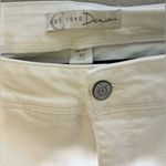 White Denim Jean Shorts with Classic Straight Cut Size 12 Photo 3