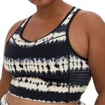 Torrid  Active Sports Bra Black Cream Tie Dye Racerback Size M‎ / 00 Longline Photo 1