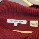 eight eight eight  | Red Long Sleeved Sweater Dress Size XLFront Pockets Photo 3