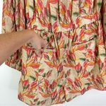 Lovers + Friends  Bosworth Off the Shoulder Romper Tropical Print‎ Size S Photo 6