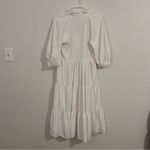 Amanda Uprichard  Saffron Tiered Gathered Midi Dress Photo 7