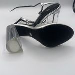 ZARA  Silver Women's Heeled Sandals Photo 1