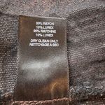 Anthropologie  Amadi Alloy Ruffled Metallic Mini Dress Bronze Size LP NWT Photo 14