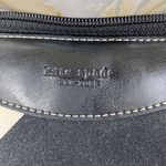 Kate Spade  Black & White Striped Zip Top Shoulder Handbag Photo 6
