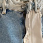 PacSun Eco Hopper Patch Mom Jean Two Tone Blue Wash Photo 5
