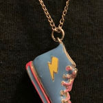 Converse Neon punk high top style sneaker necklace Y2K Photo 0