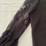 SheIn Black Long Lace Sleeved Women’s Small Top Photo 9