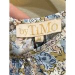 By Timo Poplin Mini Dress Blossoms Size Medium Floral Photo 3