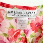 Morgan Taylor Intimates Pink Floral Capri Pajama Set Photo 4
