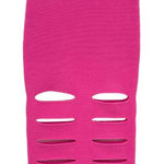 Cushnie et Ochs Pink Ribbed Knit Slash Slit Bandage Skirt Size XS Photo 0