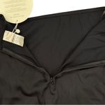 Baobab Katio Black Satin Maxi Skirt Small NWT Side Slit w/ Metal Hardware Photo 7