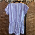 Vineyard Vines Blue & White Seersucker Romper Size XS Photo 4