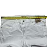 Madewell NWT Women's Mid-Rise Kick Out Crop Jeans Pure White Size 32 Photo 9