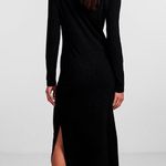WAYF ‘98 from Nordstrom Midi Long Sleeve Black Sweater Dress Size: XS Photo 1
