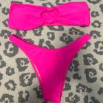 SheIn Bikini Set Hot Pink Bandeau Photo 0