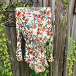 Raga Anthropologie  Floral Romper XS Photo 5