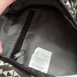 KAVU  Mini Rope Sling Bag Black Triangle Diamond Print Purse Photo 3