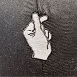 Black Cap Embroidered Finger Photo 3