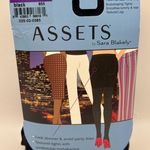 Spanx Assets Terrific Textured Black Tights Bodyshaping Size 5 NWT Photo 0