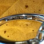 Utah Tiffany Stone Red Garnet Sterling Silver Cocktail Ring Size 9 Purple Photo 5