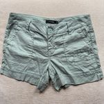 Anthropologie Level 99 cuffed shorts in "mint" Photo 4
