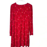 Disney  Sleepwear Red  Christmas Prints Long Sleeve Size 8 Photo 1