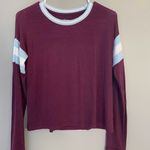 Aeropostale  tomboy seriously soft maroon long sleeve shirt XS Photo 0